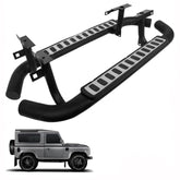 Land Rover Defender 90 Oem Style Running Boards - Side Steps - Pair - Silver